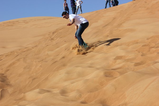 Dubai Desert Dune Buggy Ride, Sand Boarding, BBQ Dinner Camp - Common Questions