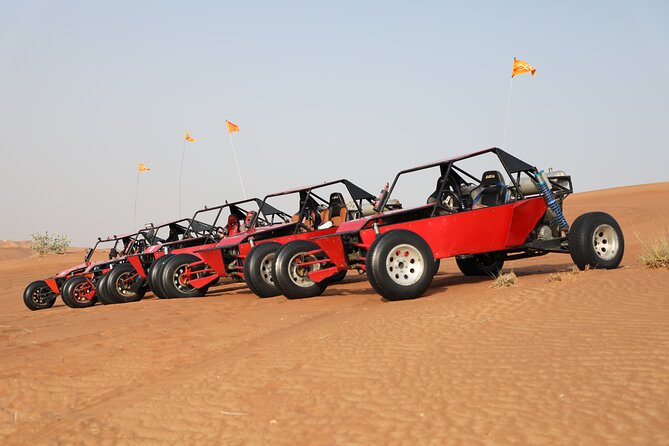 Dubai: Desert Dune Buggy Safari, Camel Ride and BBQ Dinner - Cancellation Policy and Refund Details