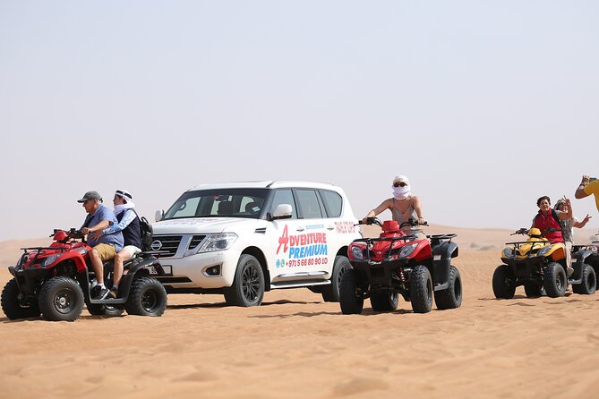 Dubai Desert Safari 4x4 Dune Bashing, Quad Bike, Camel Ride & BBQ - Pricing and Booking Details