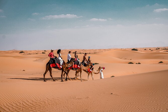 Dubai Desert Safari: Camel Ride, Sandboarding, BBQ & Spirits - Logistics and Important Information