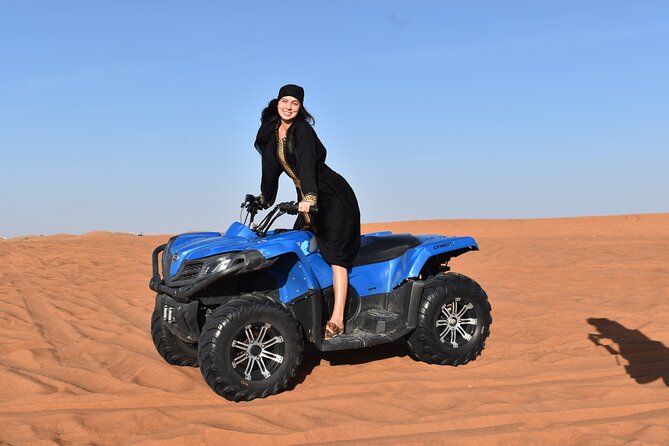 Dubai: Desert Safari, Quad Bike and Sand Boarding With BBQ Dinner - Reviews and Pricing Information