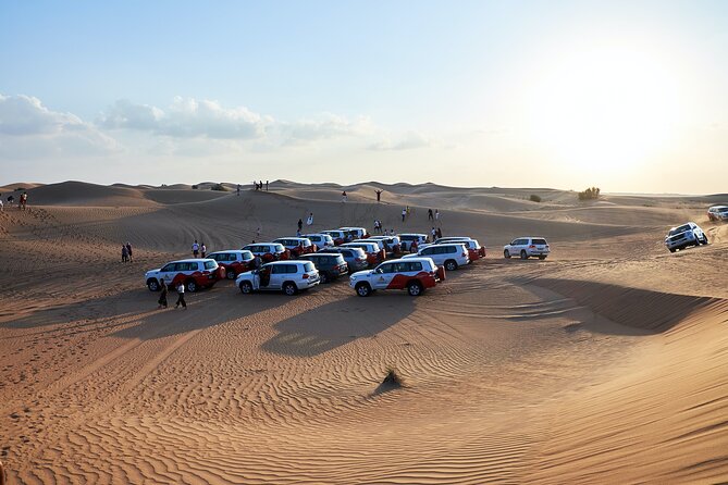 Dubai Desert Safari Tour With BBQ Dinner Quide Bike & Camel Ride - Pickup and Cancellation Policies