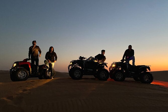 Dubai Desert Safari With Atv(Optional)& Sandboarding Experience With BBQ Dinner - Thrilling ATV and 4WD Dune Drives