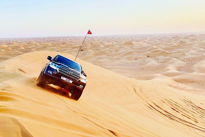 Dubai Desert Safari With Bbqbuffet, Dune Bashing, Boarding, Camel - Highlights of the Desert BBQ Buffet