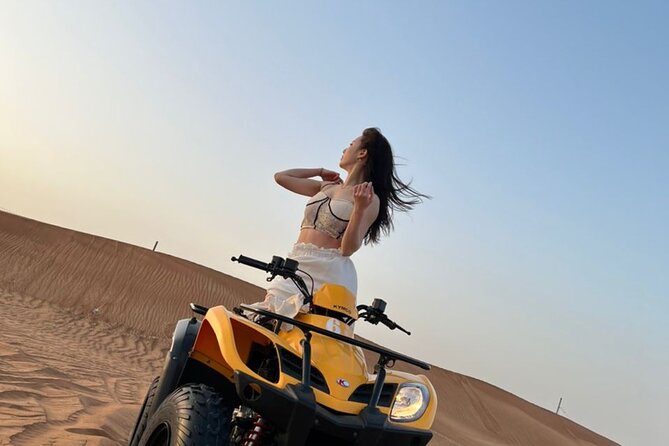 Dubai Desert Safari With Quad Bike, Sandboarding, Live Show & BBQ - Included Activities