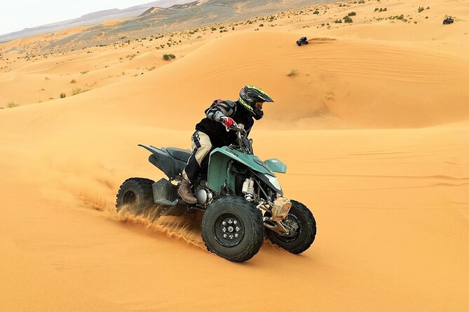 Dubai Desert Safari With Quad Biking & Dune Bashing BBQ Dinner and Camel Ride - 4WD Biking