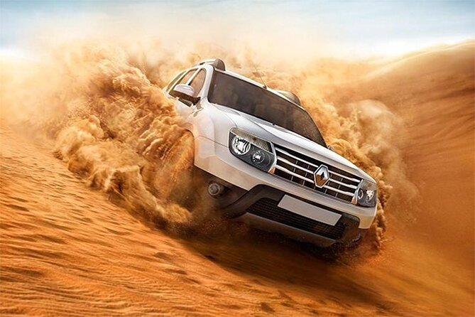 Dubai Desert Safari With Sand Boarding and Camel Riding - Arabic Sweets and Welcome Treats