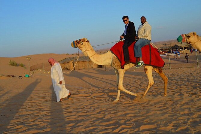 Dubai Desert Safari With Sand Boarding and Camel Riding - Hubbly Bubbly Corners and Tanoura Dance Show