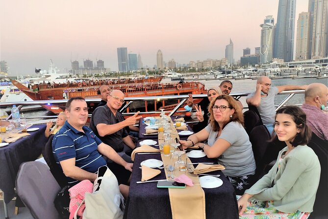 Dubai Dhow Cruise Dinner Experience Luxury Dining on Water - Good To Know