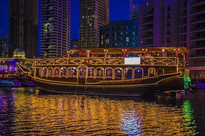 Dubai Dhow Cruise Dinner - Marina - Common Questions