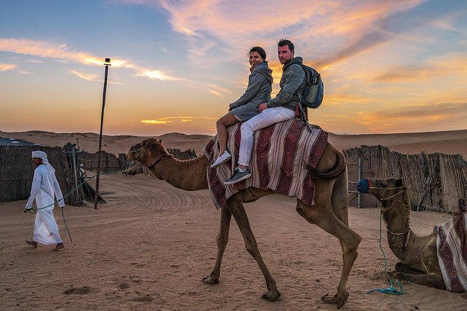 Dubai Evening Desert Safari, Camel Ride, Sandboarding & BBQ Dinner - Exciting Activities in the Desert