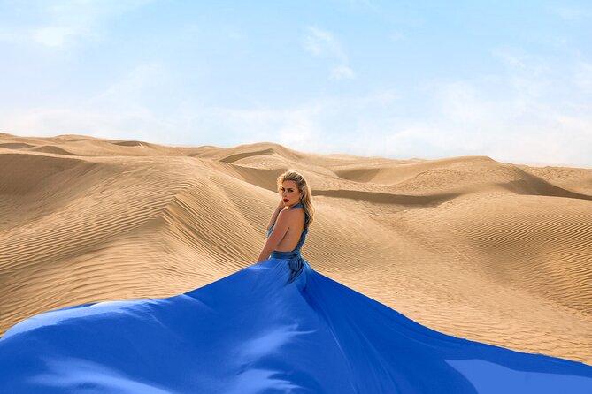 Dubai Flying Dress Private Photoshoot - Logistics: Private Transport and Location for the Shoot