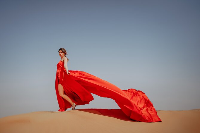 Dubai: Flying Dress With Photography and Thrilling Dune Drive - Captivating Photography: Cherish Your Memories