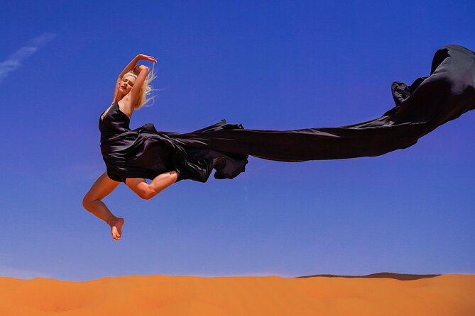 Dubai: Flying Dress With Photography and Thrilling Dune Drive - Thrilling Dune Drive: Unleash Your Adventurous Side