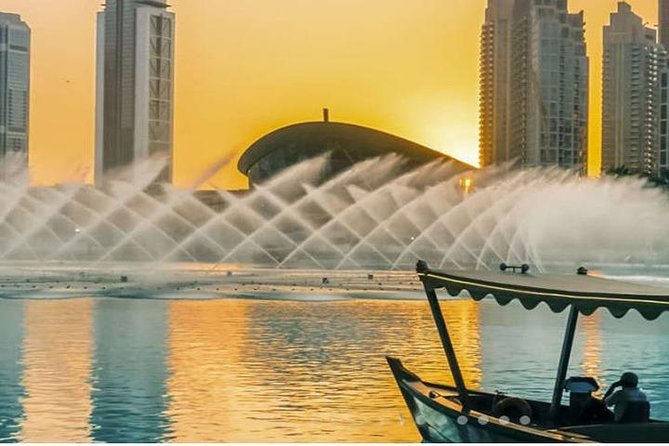 Dubai: Fountain Show and Burj Lake Ride by Traditional Boat - Refund and Cancellation Policy