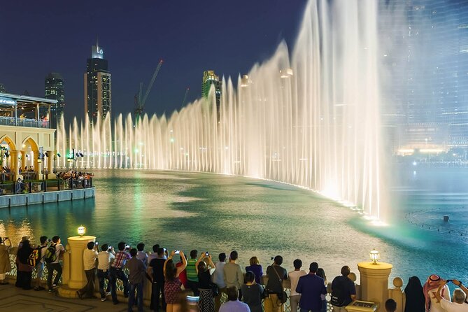Dubai Fountain Show Boat Lake Ride or Bridge Walk Tickets Options - The Sum Up