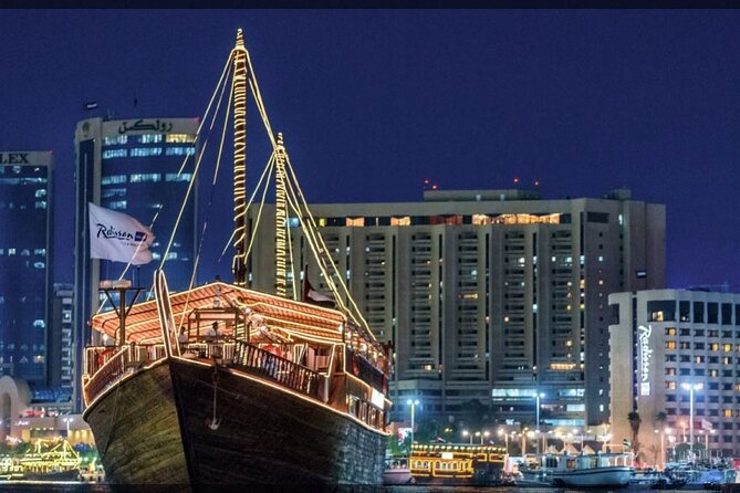 Dubai Frame With Dhow Cruise Dinner Marina Including Transfer - Delightful Performances and Tanura Shows