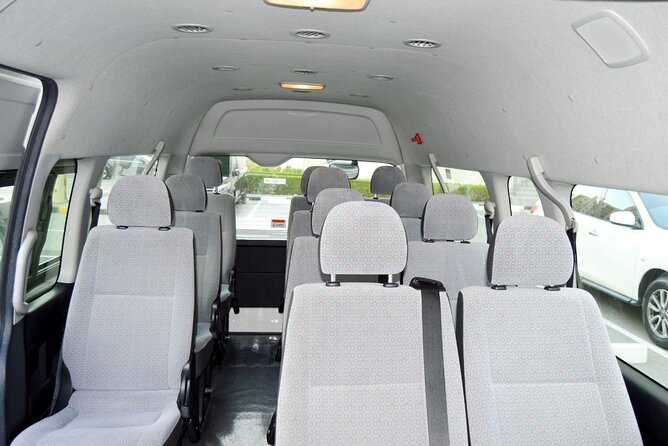 Dubai Full Day Chauffer by 12 Seater Van - Common Questions