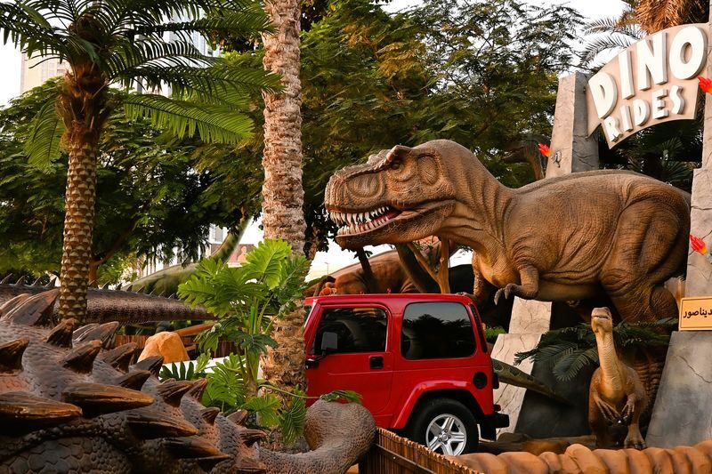 Dubai Garden Glow Ticket - Start with dinosaurs, not expectations