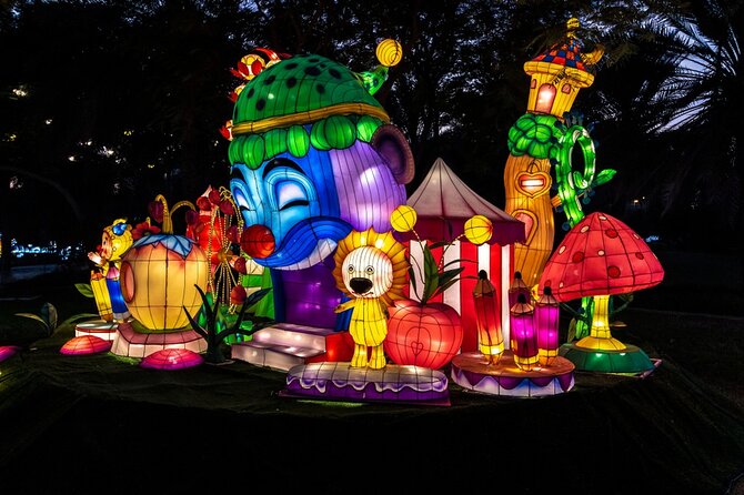 Dubai Glow Garden Dino Park Magic Park Combo Tickets - Meeting and Pickup Information