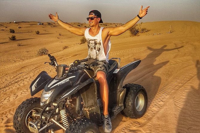 Dubai Half Day Desert Safari Tour With Quad Bike, Camel Ride & BBQ Dinner - Whats Included