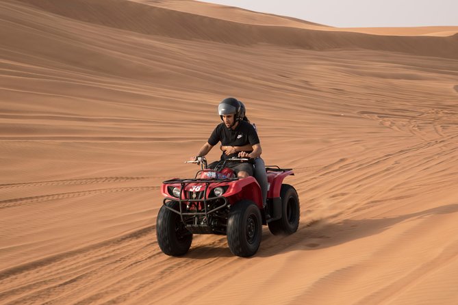 Dubai: Half-Day Quad Bike Safari, Camel Ride & Refreshment - Pricing and Booking Details