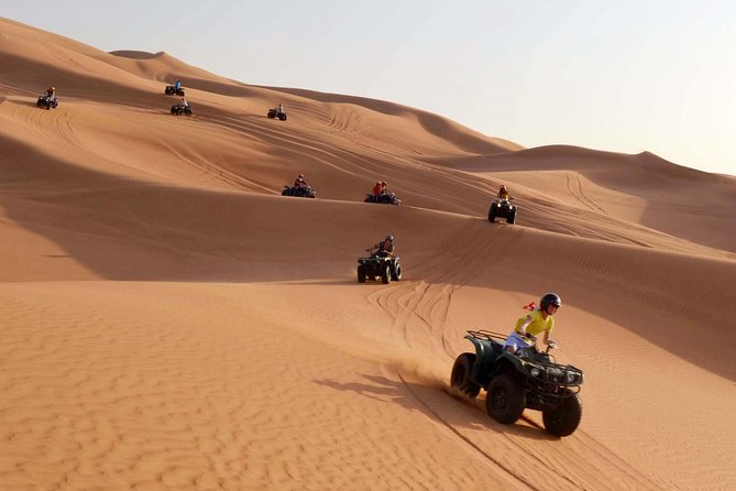 Dubai: Half-Day Quad Bike Safari, Camel Ride & Refreshment - Overview and What to Expect