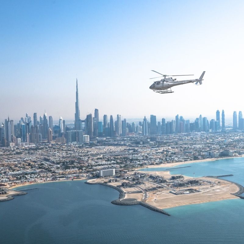 Dubai Helicopter Tour by HeliDubai - From Dubai Police Academy to the helipad