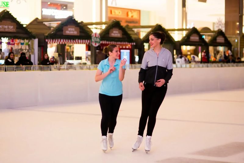 Dubai Ice Rink Ticket - What skating feels like for beginners
