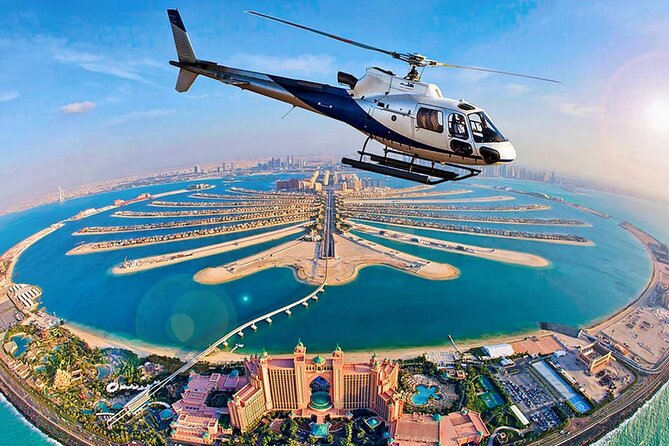 Dubai Iconic Helicopter Tour and Dhow Cruise Dinner Marina Combo - The Sum Up