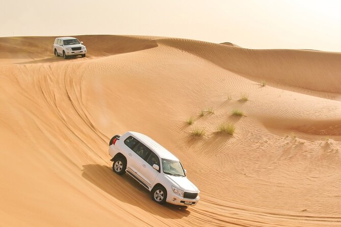 Dubai Jeep Desert Safari With Dinner and Transport - Booking Confirmation and Accessibility