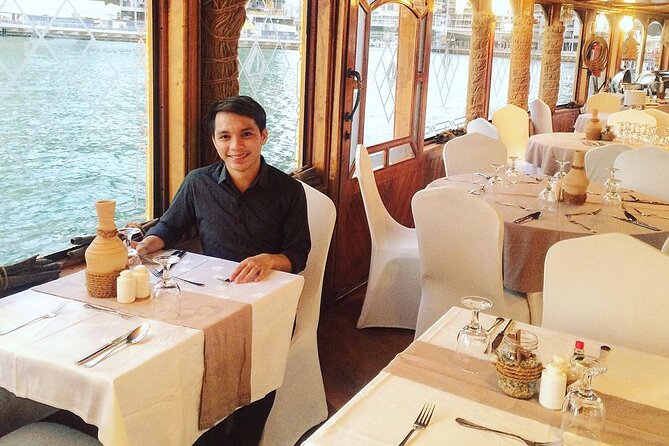 Dubai Marina Dhow Sightseeing Cruise With Dinner - Languages and Accessibility