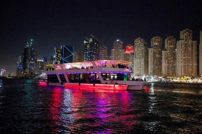 Dubai Marina Dinner Cruise Tour With Private Transfers - Dinner Cruise Experience