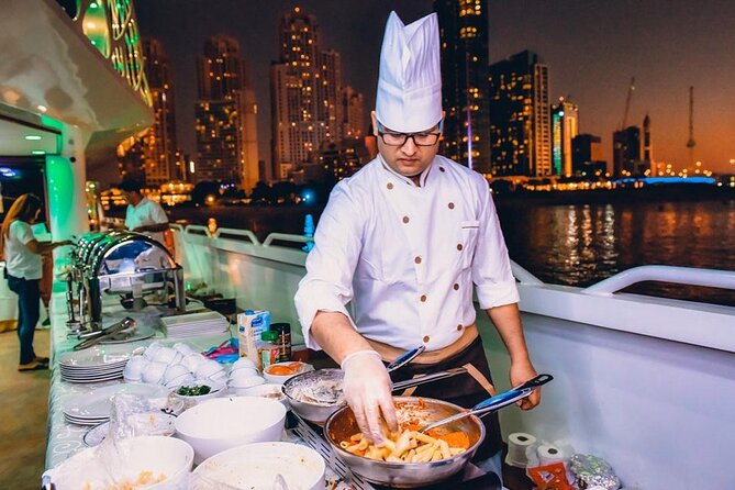 Dubai Marina Dinner Cruise Tour With Private Transfers - Inclusions and Amenities