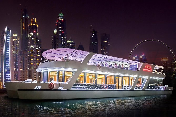 Dubai Marina Dinner Cruise With Drinks & Live Music - Cruise Experience