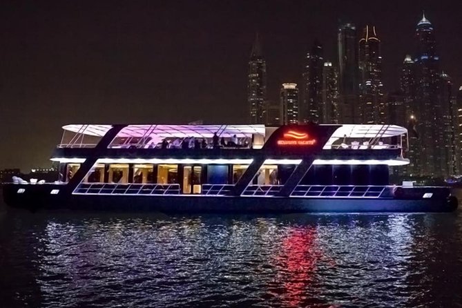 Dubai Marina Glass Cruise With 5* Dinner - Pickup and Duration