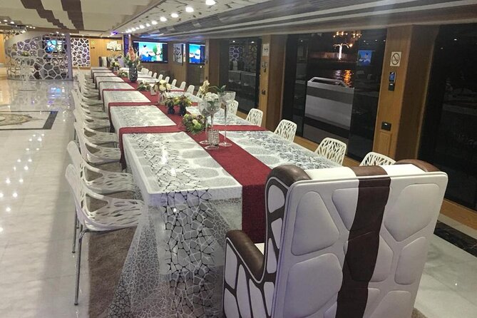 Dubai Marina Luxury Cruise W/ 5 Star Buffet Dinner & Transfer - Common Questions