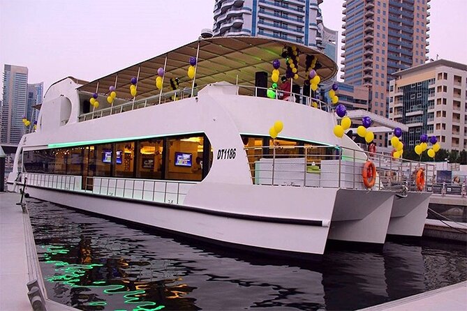 Dubai Marina Luxury Yatch Cruise Dinner With Live Shows - Additional Information for Guests
