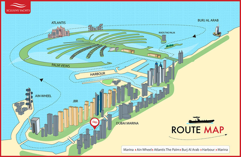 Dubai Marina, Palm & Atlantis 1.5-Hour Boat Tour - Commentary, speed and comfort on board