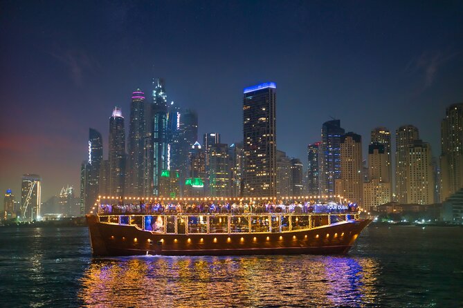 Dubai Marina Royal Dinner Dhow Cruise - Overview and Details
