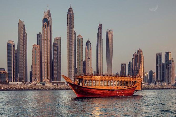 Dubai Marina Sightseeing Dhow Cruise Dinner - Pricing and Booking
