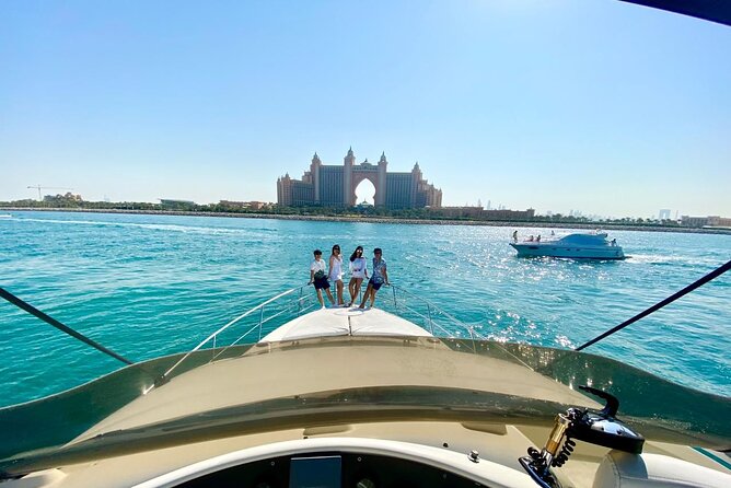 Dubai Marina Yacht Rental Private BASIS for 1 to 9 People - Luxurious Amenities Included