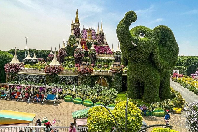 Dubai Miracle Garden and Dubai Frame Tour With Transfer - Pick up and Drop off