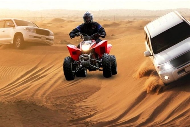 Dubai Morning Desert Safari Extreme Adventure With Sandboarding & Camel Riding - Dune Bashing Ride