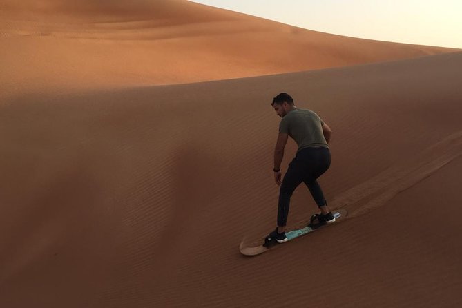 Dubai Morning Desert Safari With Sandboarding & Camel Ride - Pickup and Ticket Information