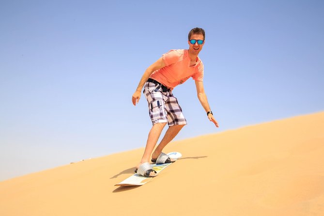 Dubai Morning Safari With Camel Trek - Sand Skiing: An Adrenaline-Pumping Sport