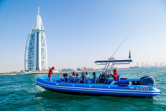Dubai Palm Jumeirah and Palm Lagoon Guided RIB Boat Cruise - Common Questions