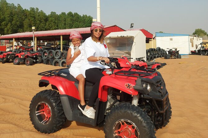 Dubai Private Morning Desert Safari W/ Quad Bike & Camel Ride - Transportation and Pickup