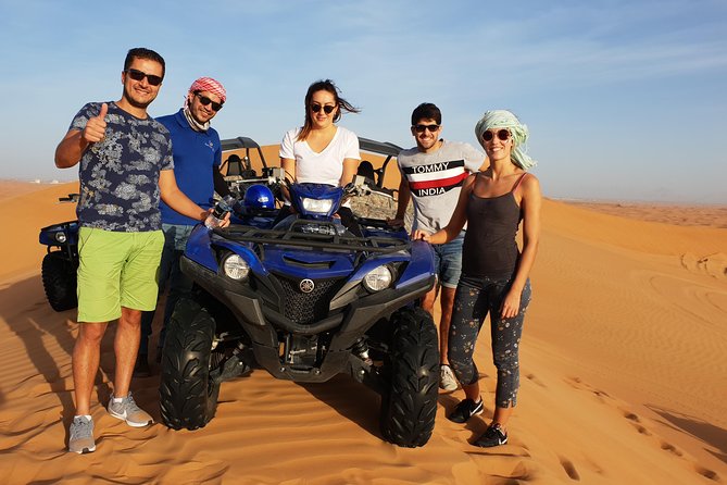 Dubai: Quad Bike Desert Adventure Safari, Desert Sand Boarding - Confirmation and Accessibility