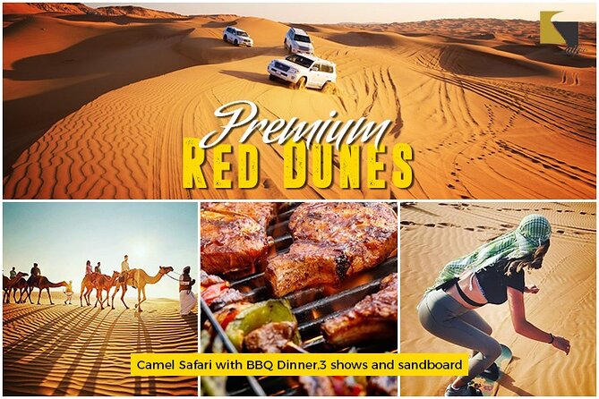 Dubai Red Dune Bash, Camel Ride, Sand Boarding, and BBQ Dinner - Experience Overview and Activities